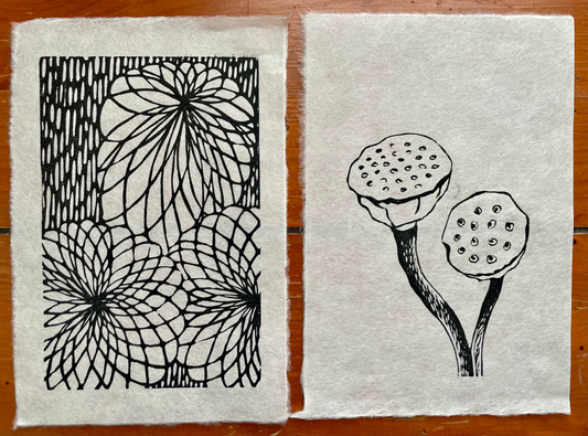 Botanical Linocuts with Yoshi Nakagawa