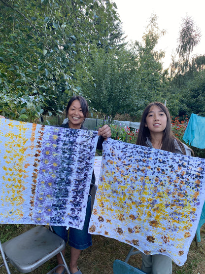 Bundle Dye and Flower Pounding with Monica Wilson